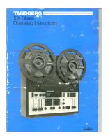 Tandberg 10-X - Owners Manual